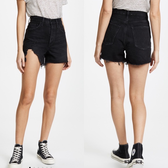 Agolde Shorts | Agolde Dee Ultra High Rise Shorts Seeker 3 New | Poshmark